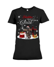 Greyhound -CS3656-Christmas Premium Fit Ladies Tee tile