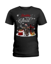 Greyhound -CS3656-Christmas Ladies T-Shirt tile