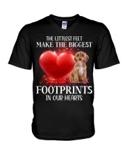 Cockapoo-DN2037-Footprints-V2 V-Neck T-Shirt tile