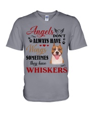 American Staffordshire Terrier2-CS4135-Have Whiskers-V2 V-Neck T-Shirt tile