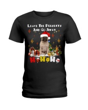 Pug 2-CS3688-Ho Ho Ho-V2 Ladies T-Shirt tile