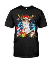 Papillon-CS3808-Christmas Dog-V21 Classic T-Shirt front