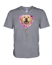 Labrador-CS3894-Never Give Up-V2 2 V-Neck T-Shirt tile