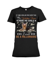 Yorkshire Terrier-CS3957-Made Me Smile-V2 Premium Fit Ladies Tee tile