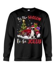 Border Collie 2-CS3821-Tis The Season Crewneck Sweatshirt tile