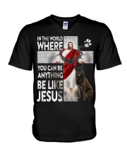 Dutch Shepherd-CS3937-Be Like Jesus V-Neck T-Shirt tile