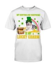 Australian Shepherd-CS4143-Lucky Charm-V2 Classic T-Shirt front