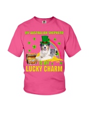 Australian Shepherd-CS4143-Lucky Charm-V2 Youth T-Shirt tile