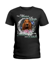 Basset Hound-NT500-Loves Her Dog Ladies T-Shirt tile