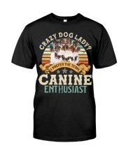 Papillon-CS2593-Crazy Dog Lady Classic T-Shirt front