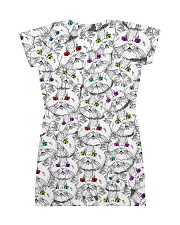Cat - Eye Color All-over Dress back
