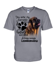 Leonberger-02-CS1389-My Hardest V-Neck T-Shirt tile
