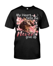 Dachshund 2-CS3867-Never Give Up Premium Fit Mens Tee tile