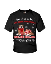 English Bulldog-CS3858-Kinda Girl-V3 Youth T-Shirt tile