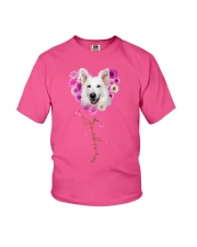 Berger Blanc Suisse-CS3894-Never Give Up-V2 Youth T-Shirt tile