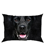 Black Labrador-Face and Hair Rectangular Pillowcase thumbnail