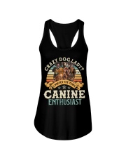 Dachshund-CS2593-Crazy Dog Lady Ladies Flowy Tank tile