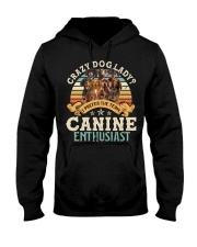 Dachshund-CS2593-Crazy Dog Lady Hooded Sweatshirt tile