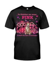 American Staffordshire Terrier-CS3217-We Wear Pink-V4 Classic T-Shirt front