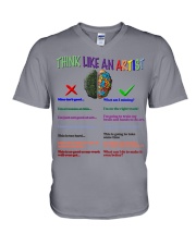 Brain-CS3442 V-Neck T-Shirt tile
