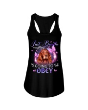 Irish Setter-CS3533-Just Breathe-V2 Ladies Flowy Tank tile