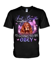 Irish Setter-CS3533-Just Breathe-V2 V-Neck T-Shirt tile