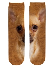Chihuahua1-Face and Hair Crew Length Socks thumbnail