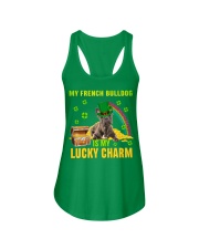 French Bulldog-CS4143-Lucky Charm-V2 Ladies Flowy Tank tile