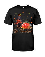 Gordon Setter-CS3570-Be Thankful Classic T-Shirt front