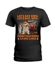 Labrador Retriever-CS3763-Let's Eat Kids Ladies T-Shirt tile