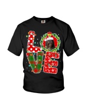 Bearded Collie-CS4089-Love Christmas-V3 Youth T-Shirt tile