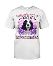 English Cocker Spaniel-CS4086-Don't Say-V2 Classic T-Shirt front