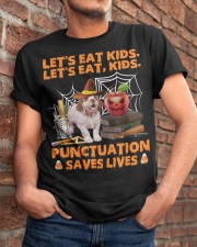 Clumber Spaniel-puppy-CS3763-Let's Eat Kids Classic T-Shirt apparel-classic-tshirt-lifestyle-26