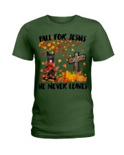 Akita-CS3252-Fall For Jesus Ladies T-Shirt tile