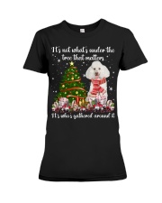 Poodle 2 1-CS3756-Under The Tree Premium Fit Ladies Tee tile
