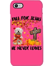 Coton De Tulear-CS3252-Fall For Jesus Phone Case tile