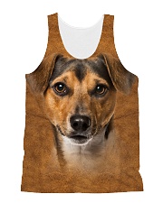 Jack Russell Terrier-Face and Hair All-over Unisex Tank thumbnail