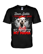 Dalmatian-CS4035-My MaMa V-Neck T-Shirt tile