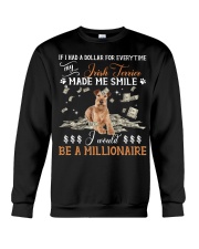 Irish Terrier-CS3957-Made Me Smile-V2 Crewneck Sweatshirt tile