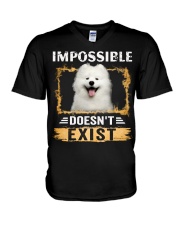Samoyed-NT665-Impossible V-Neck T-Shirt tile