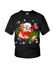 Bichon Frise-CS3716-Christmas Dog-V6 Youth T-Shirt tile