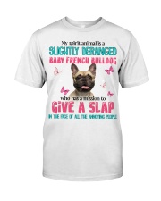 French Bulldog-03-CS3825-Give A Slap Classic T-Shirt front