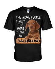 Dachshund-DN2307 V-Neck T-Shirt tile