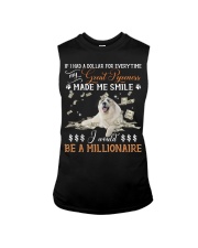 Great Pyreness-CS3957-Made Me Smile-V2 Sleeveless Tee tile