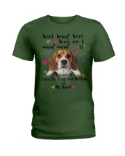 Beagle-NT516-I Love You-V4 Ladies T-Shirt tile