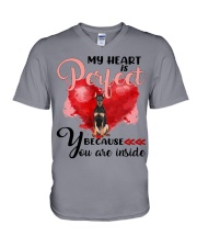 German Pinscher-CS4148-Perfect-V2 V-Neck T-Shirt tile