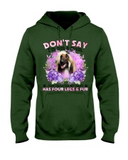 Afghan Hound-CS4086-Don't Say-V2 Hooded Sweatshirt tile