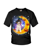 Kooikerhondje -CS3262-Dog And Moon Youth T-Shirt tile