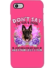 German Shepherd-02-CS4086-Don't Say-V2 Phone Case tile
