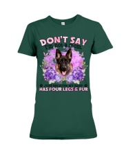 German Shepherd-02-CS4086-Don't Say-V2 Premium Fit Ladies Tee tile
